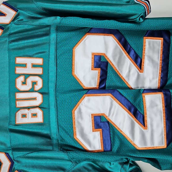 NFL Miami Dolphins Reggie Bush #22 Reebok OnField Jersey - Picture 6 of 7